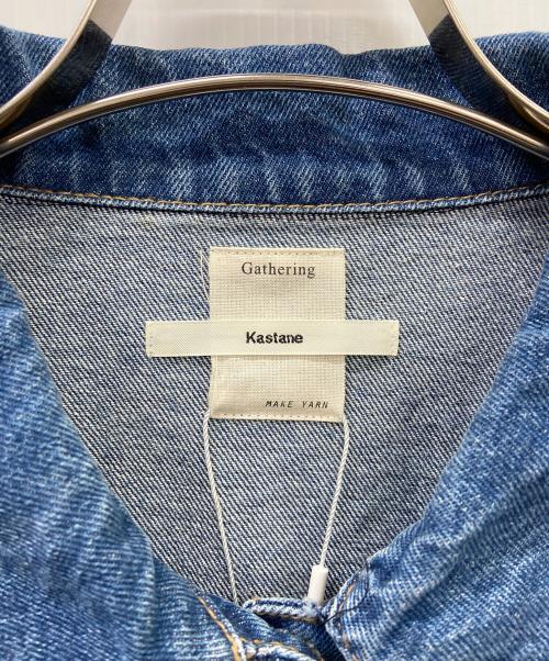KASTANE（カスタネ）Kastane (カスタネ) デニムジャケット ネイビー×ホワイト サイズ:FREE 未使用品の古着・服飾アイテム