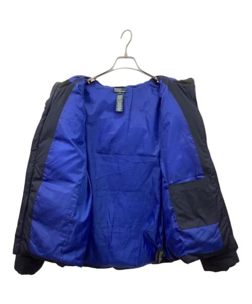 POLO RALPH LAUREN（ポロ・ラルフローレン）POLO RALPH LAUREN (ポロ・ラルフローレン) POLO RALPH LAUREN　ダウンジャケット ブラック×ブルー サイズ:XLの古着・服飾アイテム