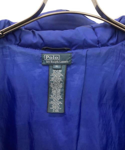 POLO RALPH LAUREN（ポロ・ラルフローレン）POLO RALPH LAUREN (ポロ・ラルフローレン) POLO RALPH LAUREN　ダウンジャケット ブラック×ブルー サイズ:XLの古着・服飾アイテム