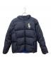 POLO RALPH LAUREN（ポロ・ラルフローレン）の古着「POLO RALPH LAUREN　ダウンジャケット」｜ブラック×ブルー
