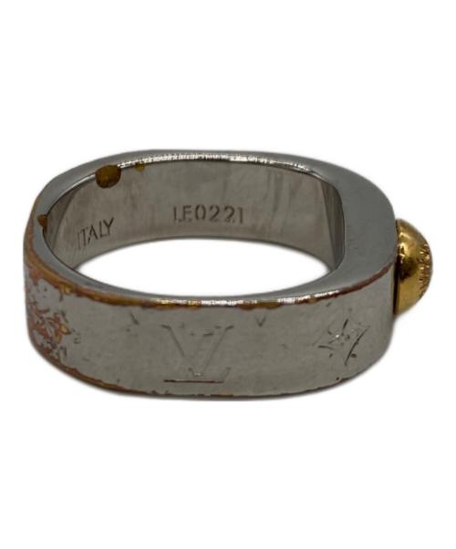 LOUIS VUITTON（ルイ ヴィトン）LOUIS VUITTON (ルイ ヴィトン) LOUIS VUITTON　リング・ナノグラム　リング シルバーカラー サイズ:12号の古着・服飾アイテム