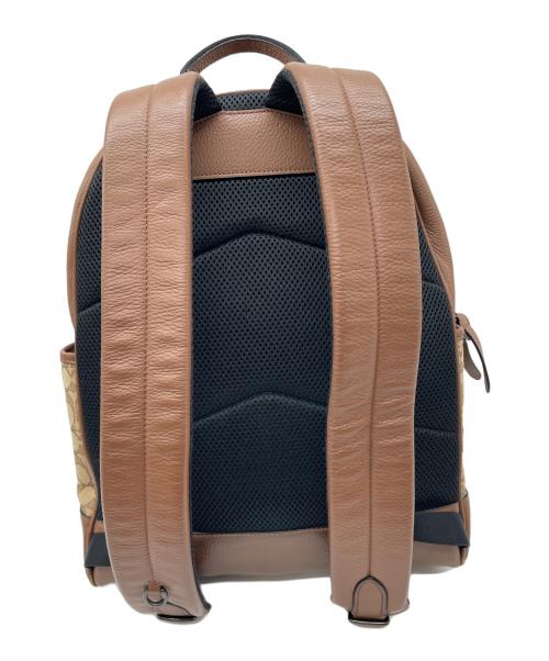 COACH（コーチ）COACH (コーチ) COACH　シグネチャー　リュック ブラウンの古着・服飾アイテム