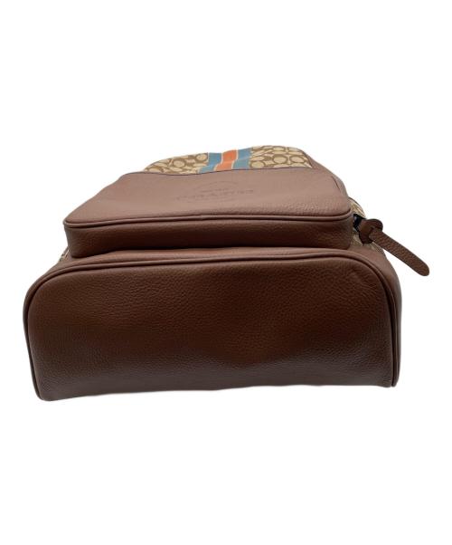 COACH（コーチ）COACH (コーチ) COACH　シグネチャー　リュック ブラウンの古着・服飾アイテム