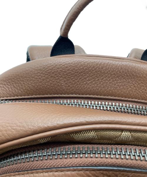 COACH（コーチ）COACH (コーチ) COACH　シグネチャー　リュック ブラウンの古着・服飾アイテム