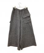 ROBE DE CHAMBRE COMME DES GARCONSローブドシャンブル コムデギャルソン）の古着「ROBE DE CHAMBRE COMME DES GARCONS　イージーワイドパンツ」｜グレー×ブラック