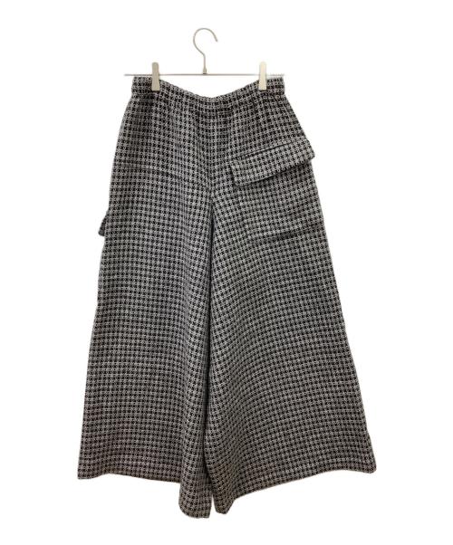 ROBE DE CHAMBRE COMME DES GARCONS（ローブドシャンブル コムデギャルソン）ROBE DE CHAMBRE COMME DES GARCONS (ローブドシャンブル コムデギャルソン) ROBE DE CHAMBRE COMME DES GARCONS　イージーワイドパンツ グレー×ブラック サイズ:FREEの古着・服飾アイテム