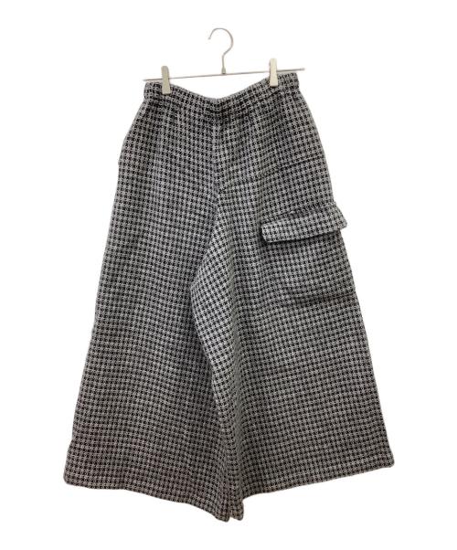 ROBE DE CHAMBRE COMME DES GARCONS（ローブドシャンブル コムデギャルソン）ROBE DE CHAMBRE COMME DES GARCONS (ローブドシャンブル コムデギャルソン) ROBE DE CHAMBRE COMME DES GARCONS　イージーワイドパンツ グレー×ブラック サイズ:FREEの古着・服飾アイテム