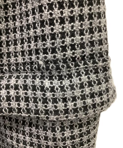 ROBE DE CHAMBRE COMME DES GARCONS（ローブドシャンブル コムデギャルソン）ROBE DE CHAMBRE COMME DES GARCONS (ローブドシャンブル コムデギャルソン) ROBE DE CHAMBRE COMME DES GARCONS　イージーワイドパンツ グレー×ブラック サイズ:FREEの古着・服飾アイテム