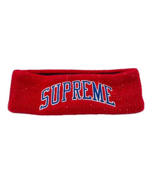 New Era（ニューエラ）New Era (ニューエラ) SUPREME (シュプリーム) Supreme　New Era ヘアバンド レッドの古着・服飾アイテム
