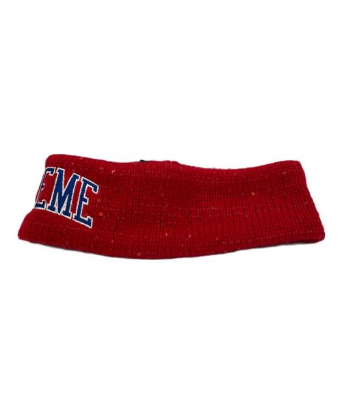 New Era（ニューエラ）New Era (ニューエラ) SUPREME (シュプリーム) Supreme　New Era ヘアバンド レッドの古着・服飾アイテム