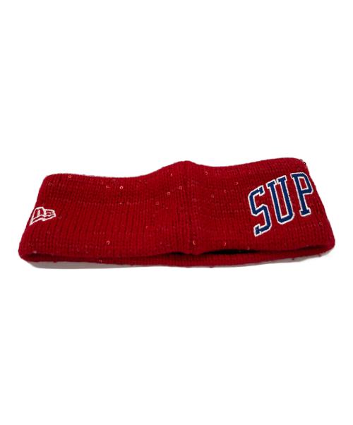 New Era（ニューエラ）New Era (ニューエラ) SUPREME (シュプリーム) Supreme　New Era ヘアバンド レッドの古着・服飾アイテム