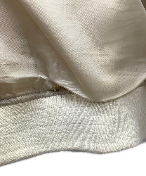 AVIREX（アヴィレックス）AVIREX (アヴィレックス) AVIREX　ライトシネチャーバーシティジャケット　レザージャケット アイボリー サイズ:Sの古着・服飾アイテム