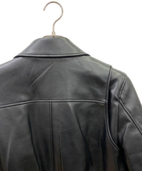 DIESEL（ディーゼル）DIESEL (ディーゼル) レザージャケット ブラック サイズ:Sの古着・服飾アイテム
