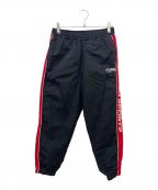 FUBUフブ）の古着「ナイロンパンツ」｜レッド×ブラック