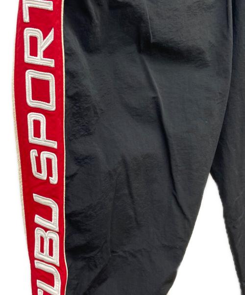 FUBU（フブ）FUBU (フブ) ナイロンパンツ レッド×ブラック サイズ:ｌの古着・服飾アイテム