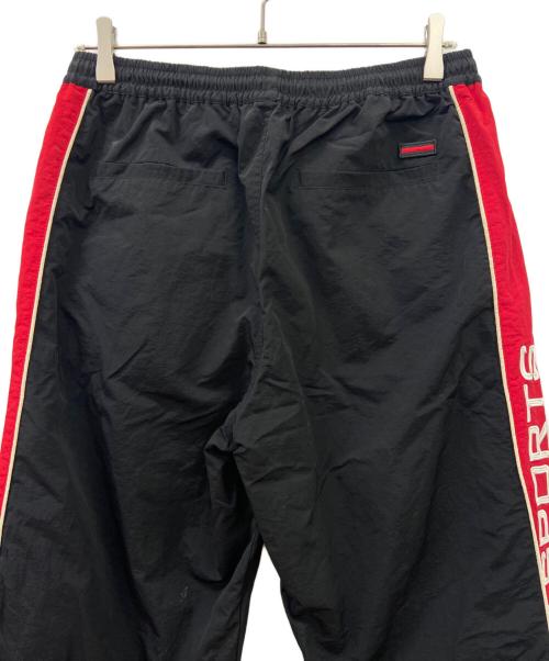 FUBU（フブ）FUBU (フブ) ナイロンパンツ レッド×ブラック サイズ:ｌの古着・服飾アイテム
