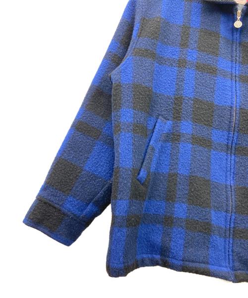 BUDWEISER（バドワイザー）BUDWEISER (バドワイザー) ワークジャケット ブルー×ブラック サイズ:Lの古着・服飾アイテム