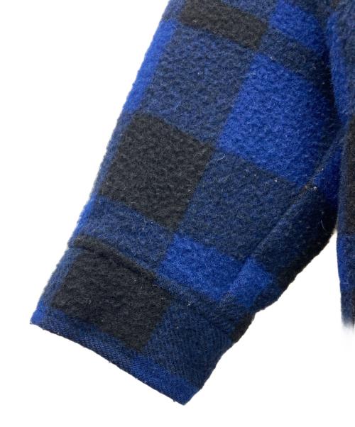 BUDWEISER（バドワイザー）BUDWEISER (バドワイザー) ワークジャケット ブルー×ブラック サイズ:Lの古着・服飾アイテム