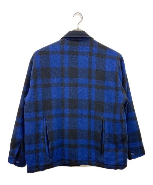 BUDWEISER（バドワイザー）BUDWEISER (バドワイザー) ワークジャケット ブルー×ブラック サイズ:Lの古着・服飾アイテム