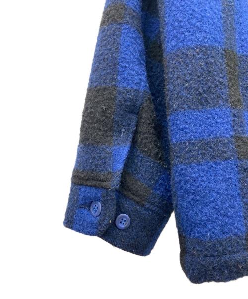 BUDWEISER（バドワイザー）BUDWEISER (バドワイザー) ワークジャケット ブルー×ブラック サイズ:Lの古着・服飾アイテム