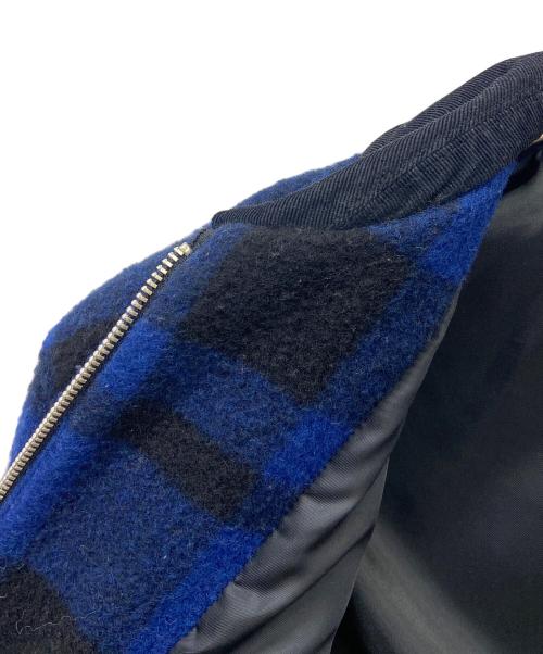 BUDWEISER（バドワイザー）BUDWEISER (バドワイザー) ワークジャケット ブルー×ブラック サイズ:Lの古着・服飾アイテム