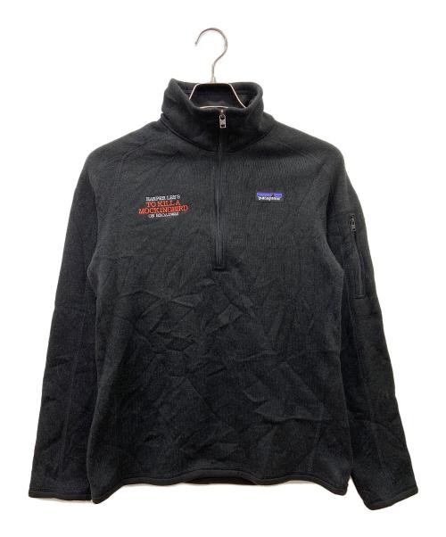 Patagonia（パタゴニア）Patagonia (パタゴニア) ハーフジップスウェット ブラック サイズ:Sの古着・服飾アイテム