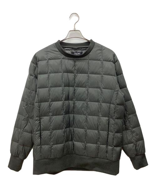 TAION（タイオン）TAION (タイオン) クルーネックダウンプルオーバー グレー サイズ:Mの古着・服飾アイテム