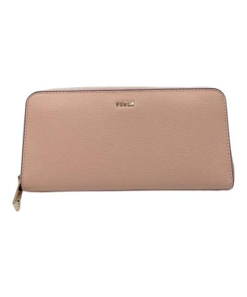 FURLA（フルラ）FURLA (フルラ) FURLA   BABYLON XL ZIP AROUND SLIM ピンクの古着・服飾アイテム