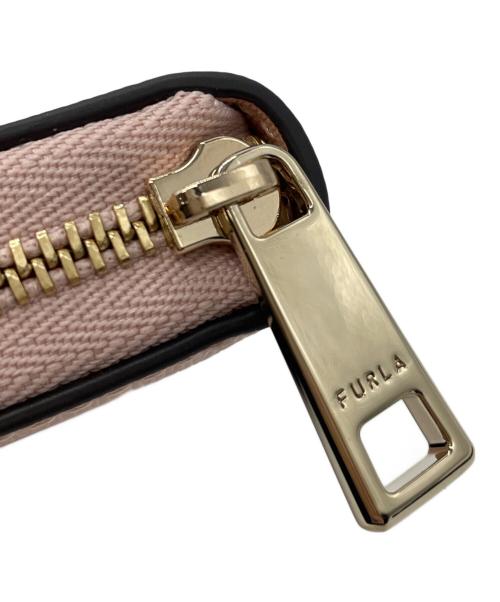 FURLA（フルラ）FURLA (フルラ) FURLA   BABYLON XL ZIP AROUND SLIM ピンクの古着・服飾アイテム