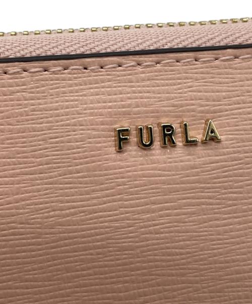 FURLA（フルラ）FURLA (フルラ) FURLA   BABYLON XL ZIP AROUND SLIM ピンクの古着・服飾アイテム