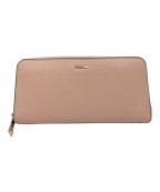 FURLAフルラ）の古着「FURLA   BABYLON XL ZIP AROUND SLIM」｜ピンク