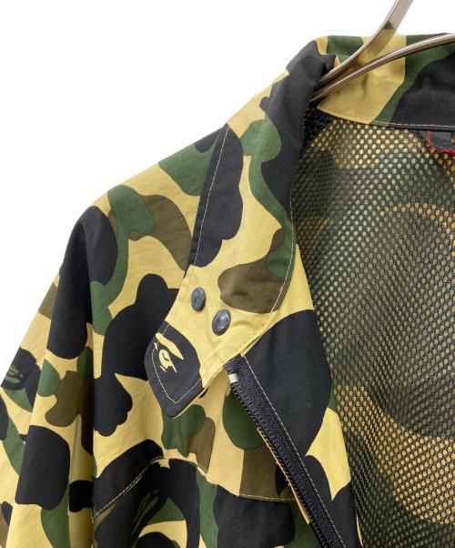 BAPE BY A BATHING APE（ベイプバイアベイシングエイプ）BAPE BY A BATHING APE (ベイプバイアベイシングエイプ) BAPE BY A BATHING APE　ナイロンジャケット グリーン サイズ:Lの古着・服飾アイテム
