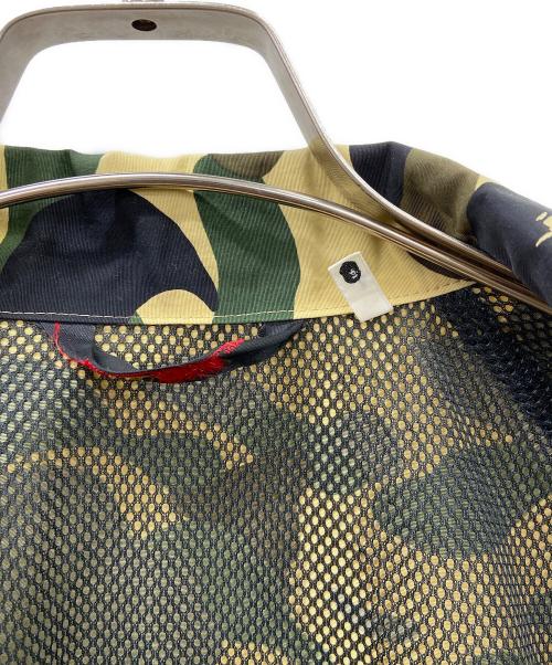 BAPE BY A BATHING APE（ベイプバイアベイシングエイプ）BAPE BY A BATHING APE (ベイプバイアベイシングエイプ) BAPE BY A BATHING APE　ナイロンジャケット グリーン サイズ:Lの古着・服飾アイテム