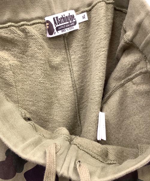 A BATHING APE（ア ベイシング エイプ）A BATHING APE (ア ベイシング エイプ) A BATHING APE　スエットパンツ グリーン サイズ:XLの古着・服飾アイテム