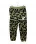 A BATHING APE（ア ベイシング エイプ）の古着「A BATHING APE　スエットパンツ」｜グリーン