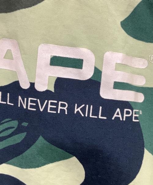 A BATHING APE（ア ベイシング エイプ）A BATHING APE (ア ベイシング エイプ) A BATHING APE　ジャケット　90s NIGO期　 グリーン サイズ:Lの古着・服飾アイテム