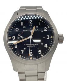 HAMILTON（ハミルトン）の古着「HAMILTON　カーキフィールド　腕時計」｜ホワイト