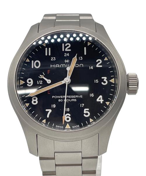 HAMILTON（ハミルトン）HAMILTON (ハミルトン) HAMILTON　カーキフィールド　腕時計 ホワイトの古着・服飾アイテム