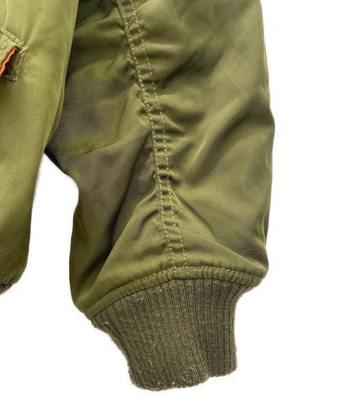 AVIREX（アヴィレックス）AVIREX (アヴィレックス) PULLOVER MA-1 FLIGHT JACKET グリーン サイズ:FREEの古着・服飾アイテム