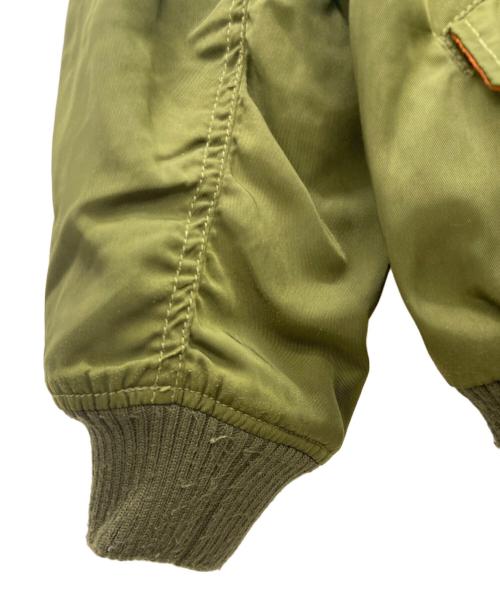 AVIREX（アヴィレックス）AVIREX (アヴィレックス) PULLOVER MA-1 FLIGHT JACKET グリーン サイズ:FREEの古着・服飾アイテム