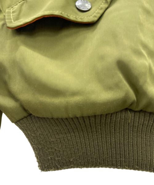 AVIREX（アヴィレックス）AVIREX (アヴィレックス) PULLOVER MA-1 FLIGHT JACKET グリーン サイズ:FREEの古着・服飾アイテム