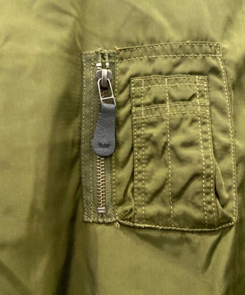 AVIREX（アヴィレックス）AVIREX (アヴィレックス) PULLOVER MA-1 FLIGHT JACKET グリーン サイズ:FREEの古着・服飾アイテム