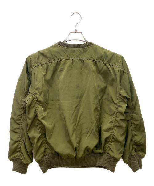 AVIREX（アヴィレックス）AVIREX (アヴィレックス) PULLOVER MA-1 FLIGHT JACKET グリーン サイズ:FREEの古着・服飾アイテム
