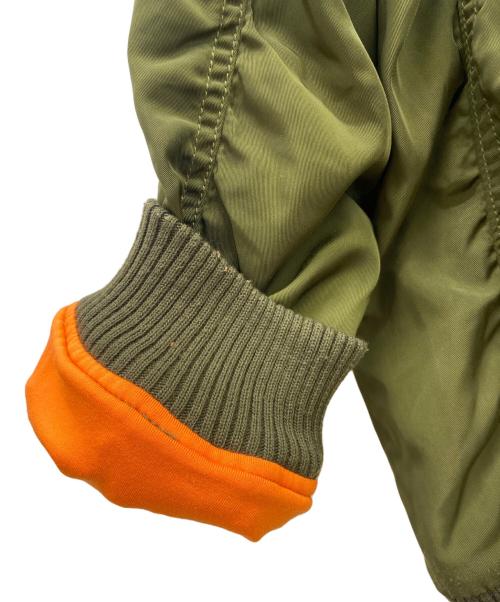 AVIREX（アヴィレックス）AVIREX (アヴィレックス) PULLOVER MA-1 FLIGHT JACKET グリーン サイズ:FREEの古着・服飾アイテム