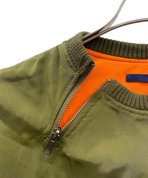 AVIREX（アヴィレックス）AVIREX (アヴィレックス) PULLOVER MA-1 FLIGHT JACKET グリーン サイズ:FREEの古着・服飾アイテム