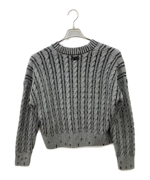 DIESEL（ディーゼル）DIESEL (ディーゼル) DIESEL　M-OXIAニット グレー サイズ:XSの古着・服飾アイテム