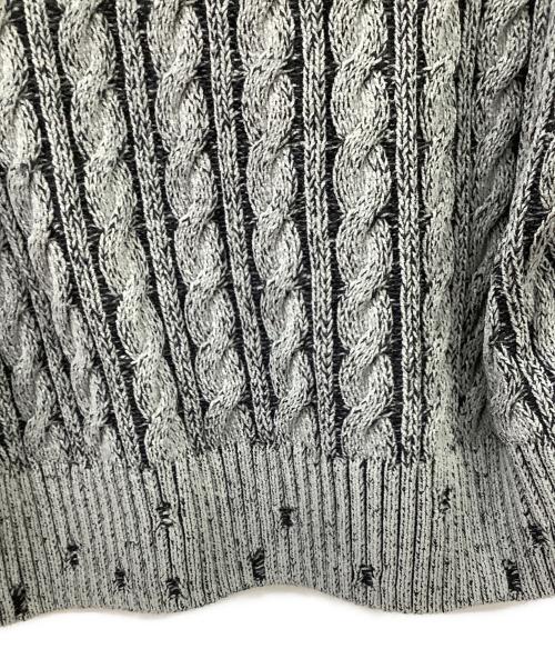 DIESEL（ディーゼル）DIESEL (ディーゼル) DIESEL　M-OXIAニット グレー サイズ:XSの古着・服飾アイテム