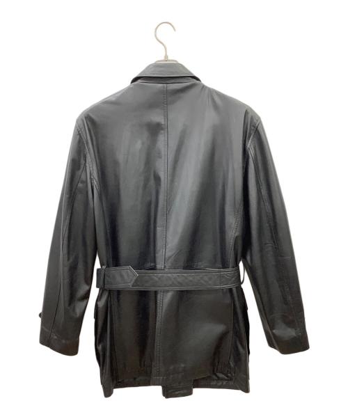 PAUL SMITH（ポールスミス）Paul Smith (ポールスミス) Paul Smith　カウレザージャケット ブラック サイズ:Mの古着・服飾アイテム