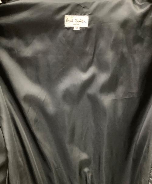PAUL SMITH（ポールスミス）Paul Smith (ポールスミス) Paul Smith　カウレザージャケット ブラック サイズ:Mの古着・服飾アイテム