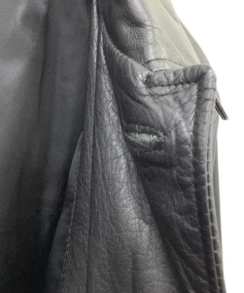 PAUL SMITH（ポールスミス）Paul Smith (ポールスミス) Paul Smith　カウレザージャケット ブラック サイズ:Mの古着・服飾アイテム